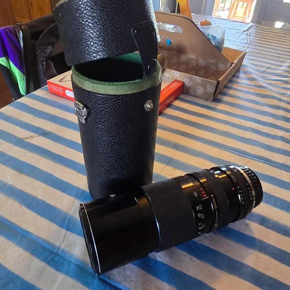 Vintage Soligor MC 100–300mm f/5 Telephoto Zoom Lens Made in Japan
